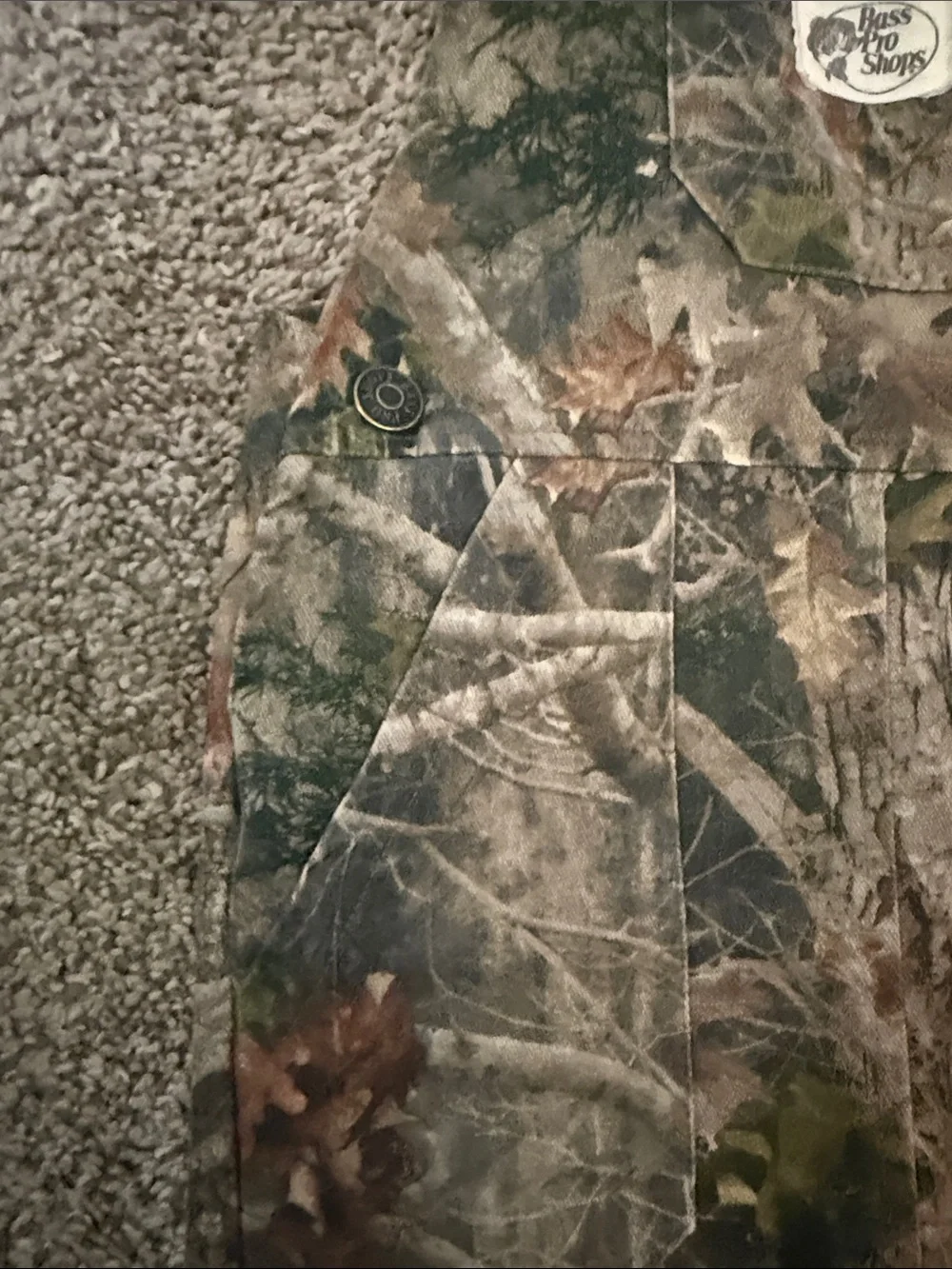 Bass Pro Shops Kids Camo Overalls in Green and Brown
